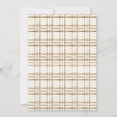 Para Baby shower Vaquero Niño Personalizadas Kaart (Achterkant)