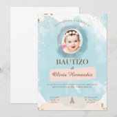 Para Bautizo Uitnodigingen (Voorkant / Achterkant)