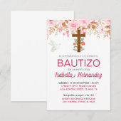Para Bautizo Uitnodigingen (Voorkant / Achterkant)