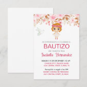 Para Bautizo Uitnodigingen (Voorkant / Achterkant)