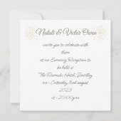 para boda personalizada con foto kaart (Achterkant)