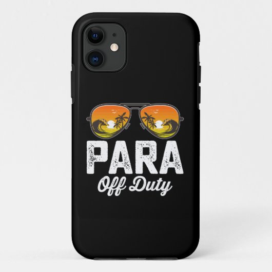Para buiten dienst Paraprofs laatste schooldag Case-Mate iPhone Case (Achterkant)