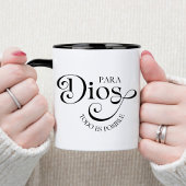Para Dios Todo Mogelijk Spaans Christelijke Koffie Mok