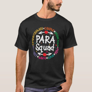 Para Educator Docent Speed Ed Paraprofessional Par T-shirt
