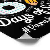 Para Educator Survived 67 Days Of School Humor Des Poster (Hoek)