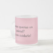 Para eso querias un dier para no cuidarlo matglas koffiemok (Voorkant links)