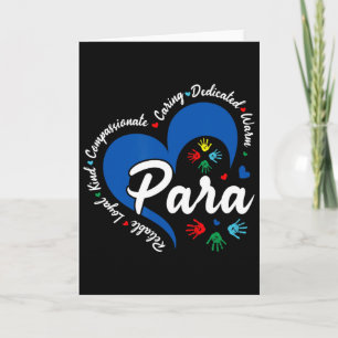 Para-hartleraar Paraprofessioneel School Waarderin Kaart