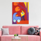 Para Isabel 2005 Canvas Afdruk (Insitu (Woonkamer))