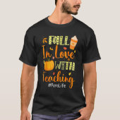 Para Life Fall In Love With Teaching Autumn Vibes  T-shirt (Voorkant)