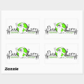 Para-Life Rechthoekige Sticker (Vel)