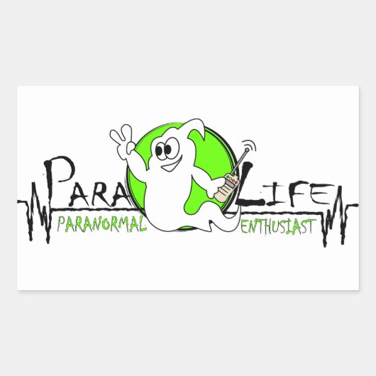 Para-Life Rechthoekige Sticker (Voorkant)