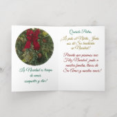 Para mi Esposo en Navidad, Spaans Kaart, Folie Wenskaart (Binnenlaag)