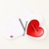 Para mi novia notitieboek (Binnen)