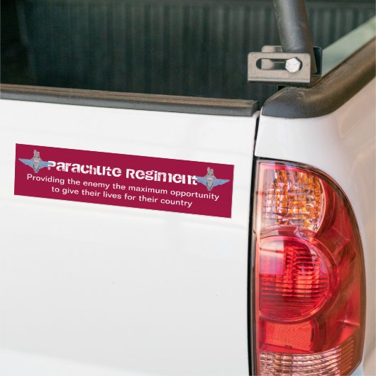PARA-mogelijkheid Bumpersticker (Op Truck)