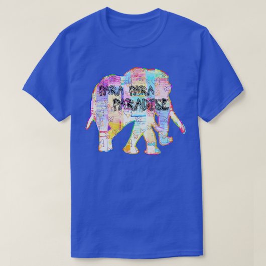 Para Paradise Elephant 2 T-shirt (Design voorkant)