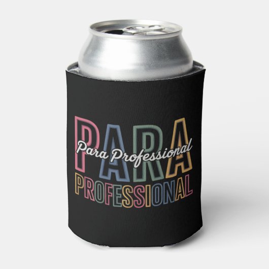 Para Paraprofessional Paraeducator Eerste Dag Teru Blikjeskoeler (Blikje Voorkant)