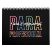 Para Paraprofessional Paraeducator eerste dag teru Kalender (Hoes)