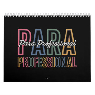 Para Paraprofessional Paraeducator eerste dag teru Kalender