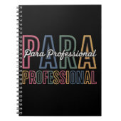 Para Paraprofessional Paraeducator Eerste Dag Teru Notitieboek (Voorkant)