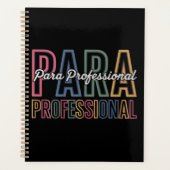 Para Paraprofessional Paraeducator eerste dag teru Planner (Voorkant)