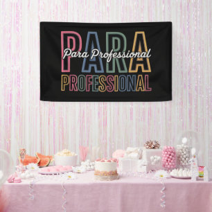Para Paraprofessional Paraeducator Eerste Dag Teru Spandoek