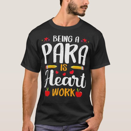 Para Pro zijn is hartslag in een vakman T-shirt (Voorkant)