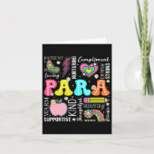 Para Professional Educator 1e dag van Back to Scho Kaart (Voorkant)