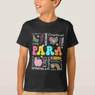 Para-professioneel docent 1e dag terug naar school t-shirt
