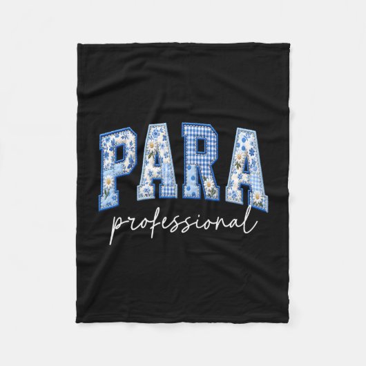 Para-professionele leraar terug naar school eerste fleece deken (Voorkant)