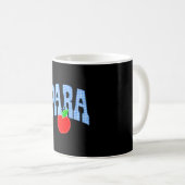 Para-professionele leraar terug naar school eerste koffiemok (Voorkant rechts)
