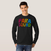 Para Squad Paraprofessional Terug naar School Team T-shirt (Voorkant volledig)