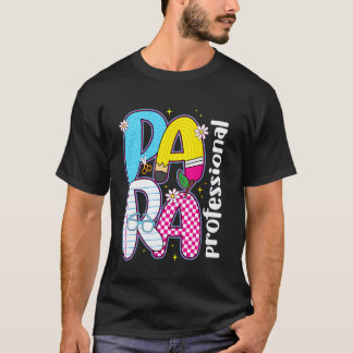 para Squad Paraprofessionele Leerkracht Retro Teru T-shirt