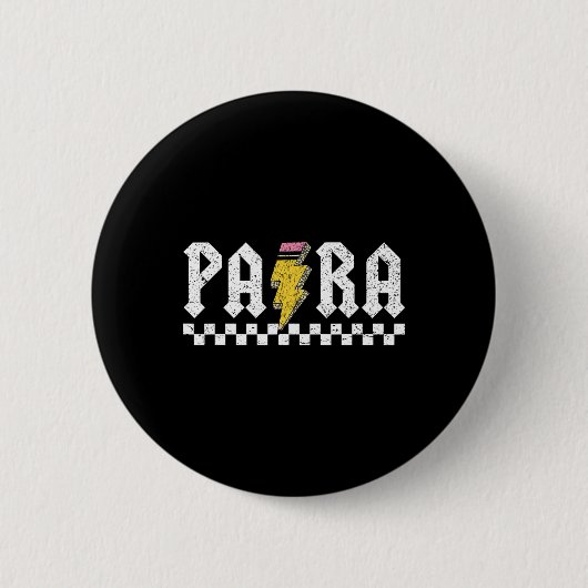 Para Squad Paraprofessionele Para Leraar Ronde Button 5,7 Cm (Voorkant)