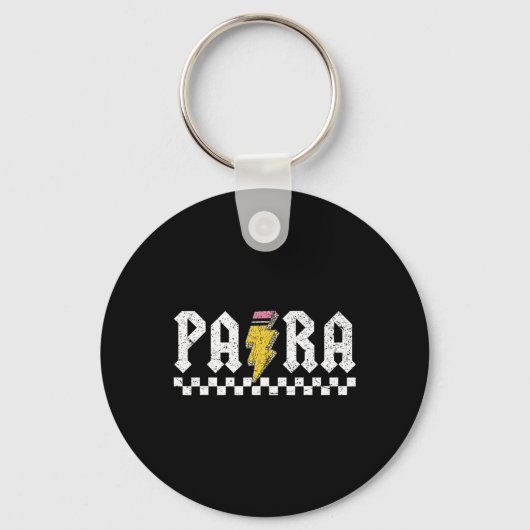 Para Squad Paraprofessionele Para Leraar Sleutelhanger (Voorkant)