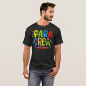 Para Teacher Paraprofessional Parapro T-shirt (Voorkant volledig)