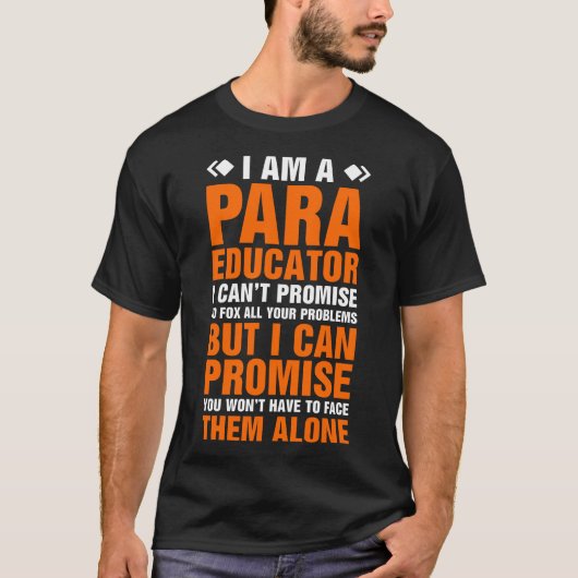 Para Teacher Paraprofessional terug naar school T-shirt (Voorkant)