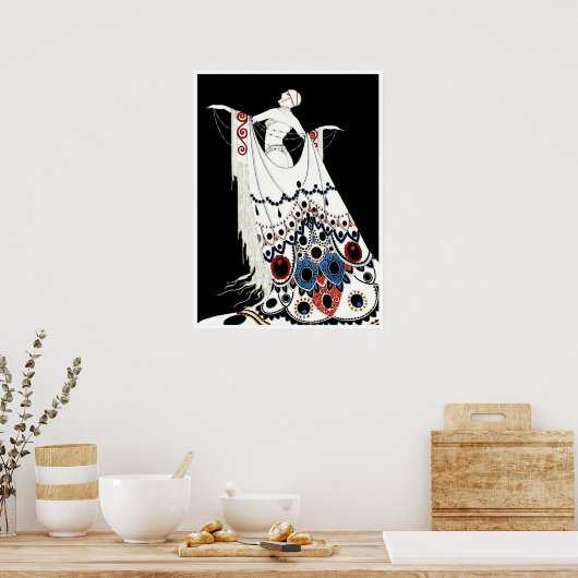 Para-Todos waterverf afdrukken Poster (Keuken)