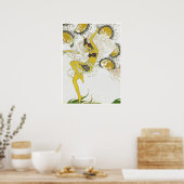 Para-Todos waterverf afdrukken Poster (Keuken)