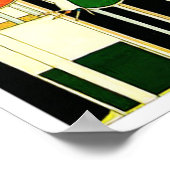 Para-Todos waterverf afdrukken Poster (Hoek)