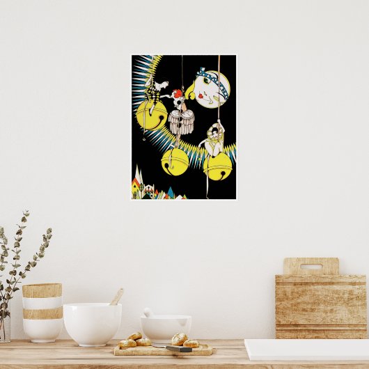 Para-Todos waterverf afdrukken Poster (Keuken)