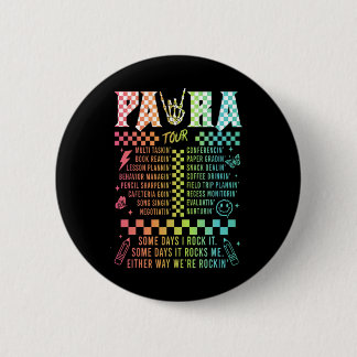 Para Tour Paraprofessional Squad Rock Teacher Byck Ronde Button 5,7 Cm