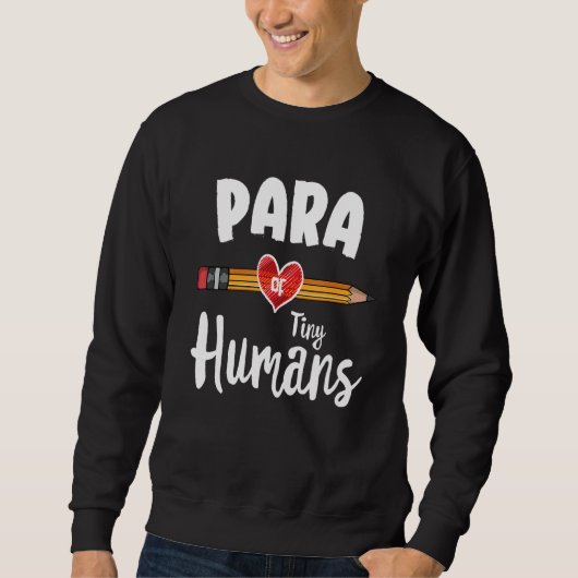 Para van Tiny Humans School Team Paraprofessional Trui (Voorkant)