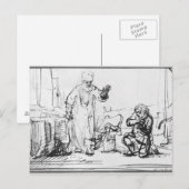 Parabel van de meedogenloze schuldeiser briefkaart (Voorkant / Achterkant)