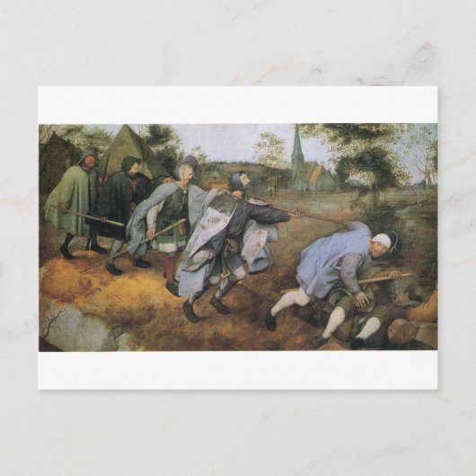 Parable of the Blind by Pieter Bruegel the Elder Briefkaart (Voorkant)
