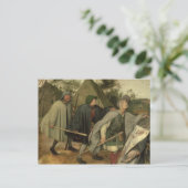 Parable of the Blind, detail of three blind Briefkaart (Staand voorkant)