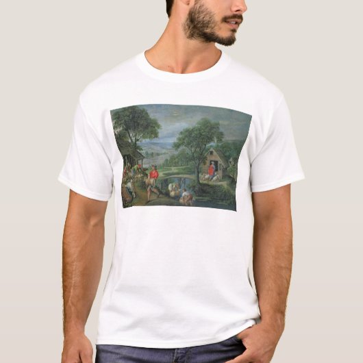 Parable of the Good Shepherd, c.1580-90 T-shirt (Voorkant)