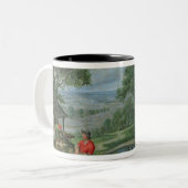 Parable of the Good Shepherd, c.1580-90 Tweekleurige Koffiemok (Voorkant links)