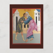Parable of the Prodigal Son Prayer Card Briefkaart (Voorkant)