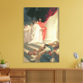 Parable of the Wise and Foolish Virgins, 1886 Canvas Afdruk (Insitu (Woonkamer))