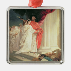 Parable of the Wise and Foolish Virgins, 1886 Metalen Ornament